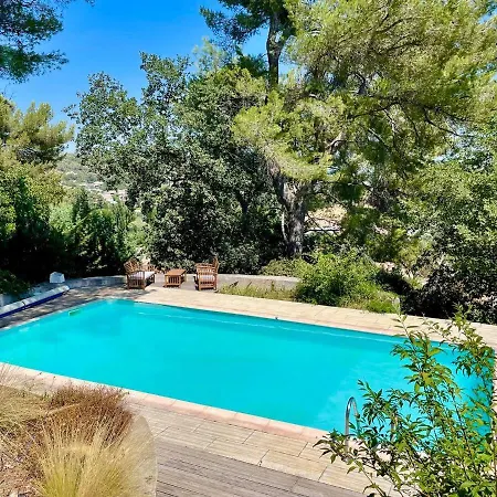Confortable Studio Au Calme Avec Acces Piscine Et Parking Bouc-Bel-Air Exterior photo